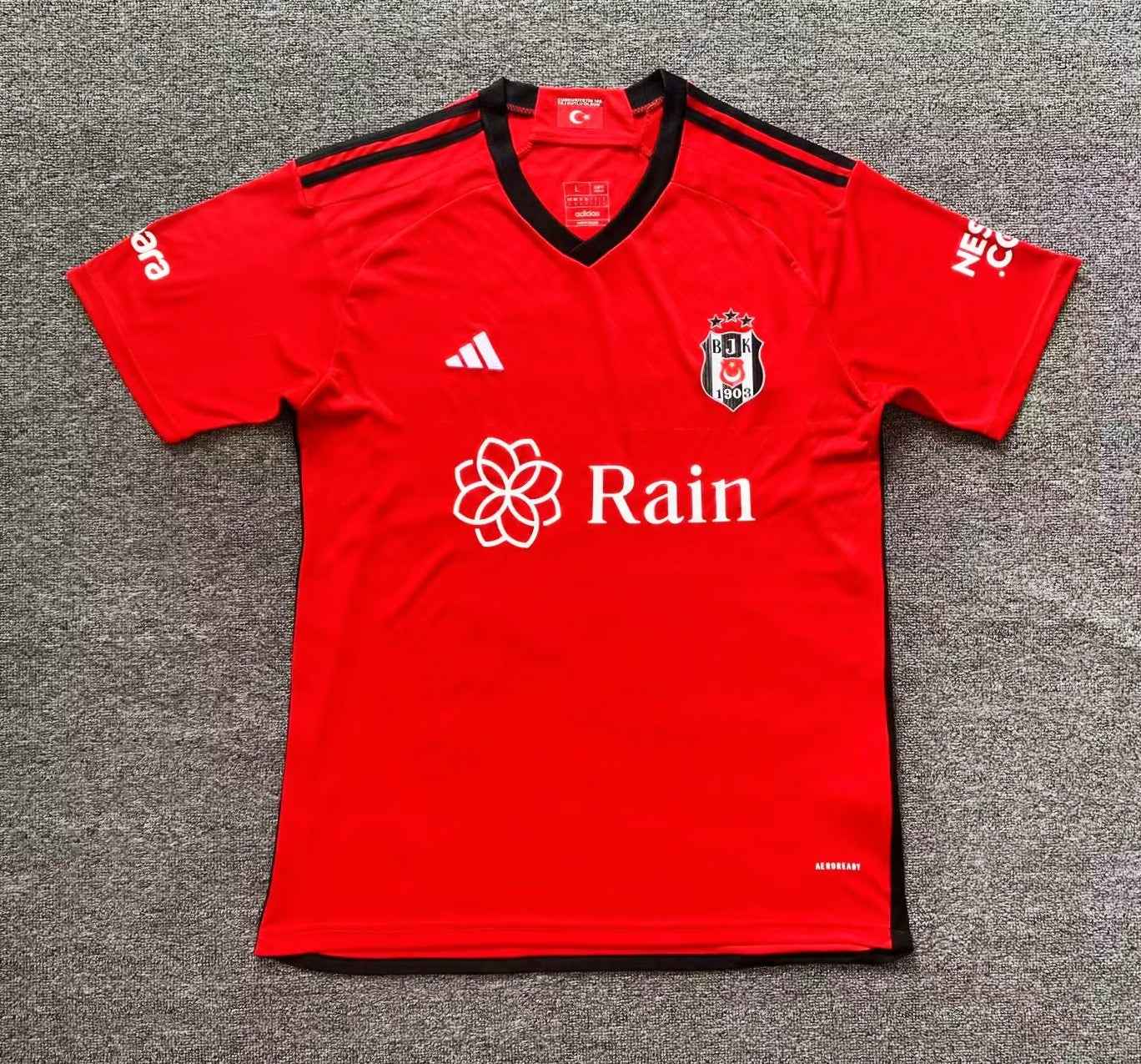 Maillot Besiktas 2016/2017 Adidas – Blanc – Taille M – Manches Courtes