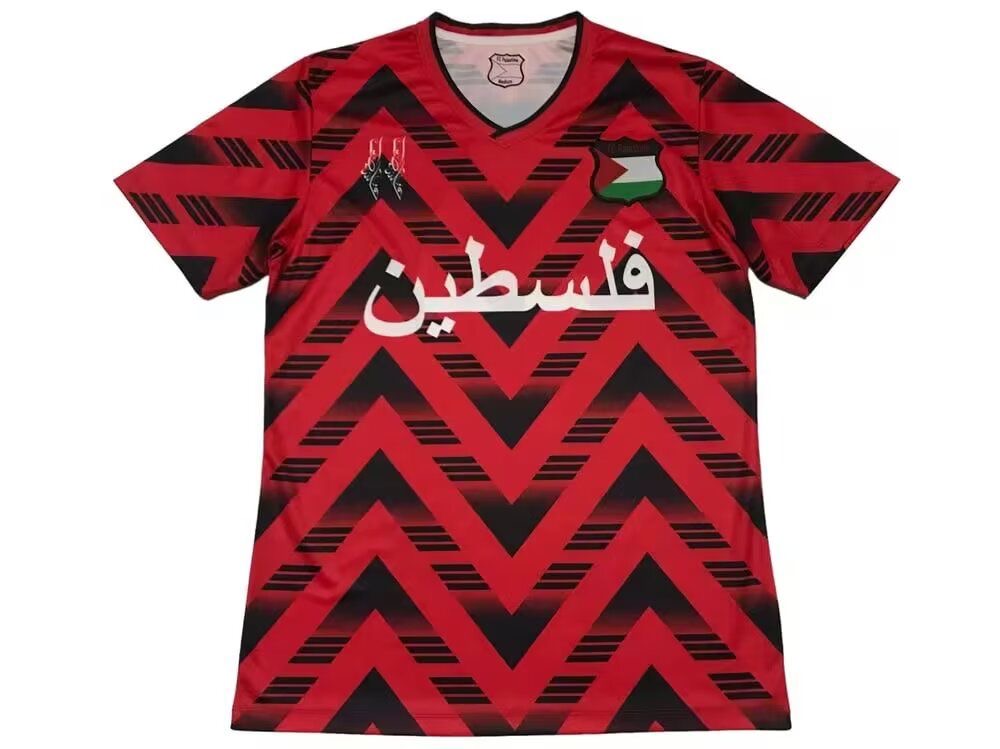 Maillot Algérie Palestine Football AG-PL-8 - Drapeau Palestine - Microfibre Premium - Homme - Neuf