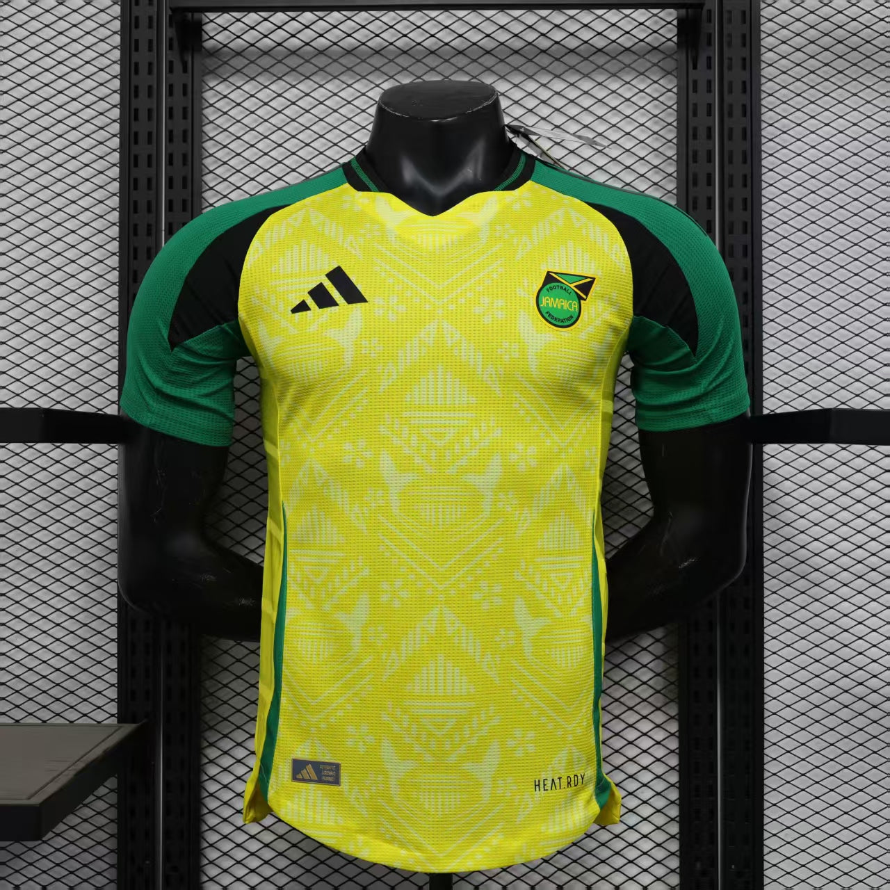 Maillot De Football Jamaïque Domicile Taille M - Jaune Et Vert #10