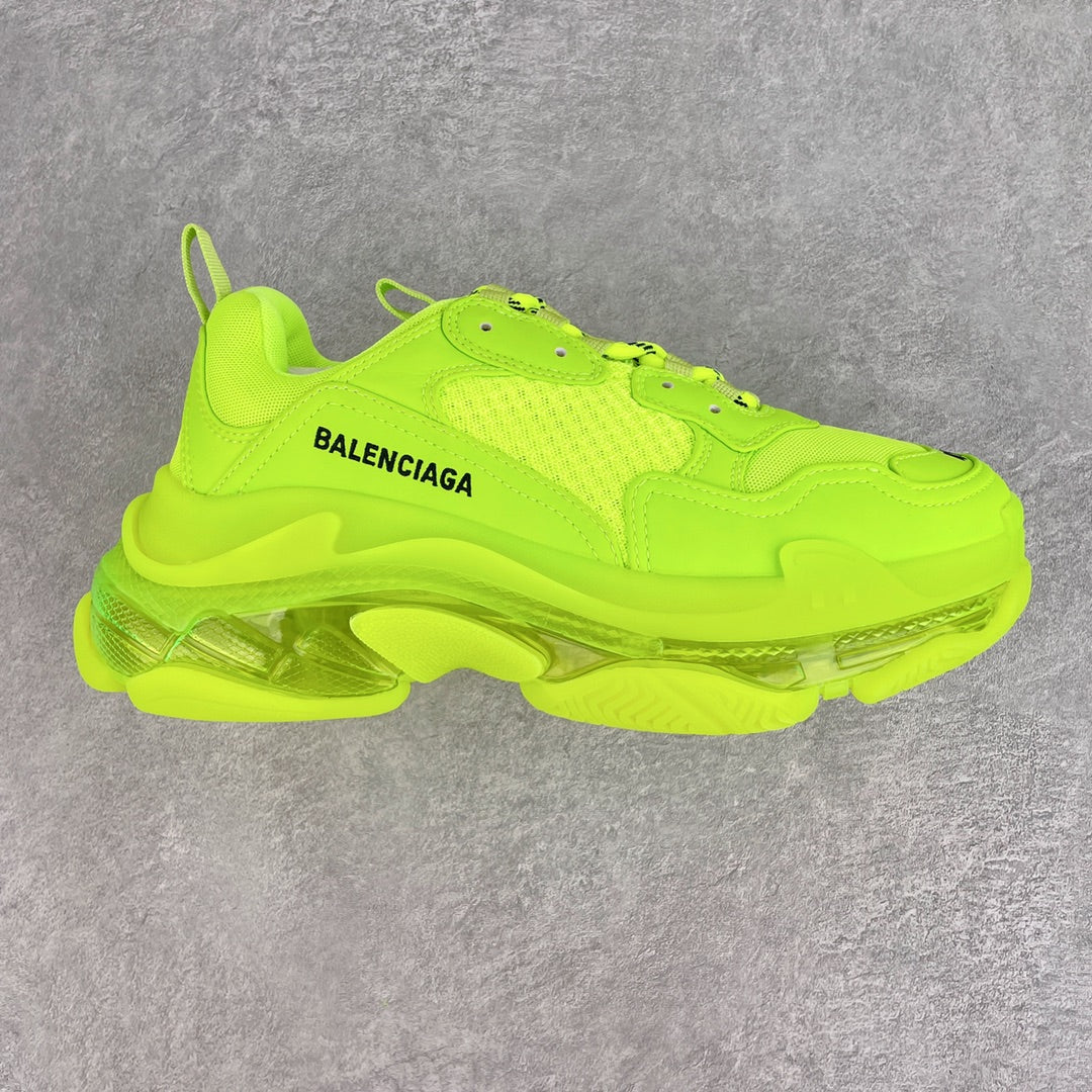 BALENCIAGA TRIPLE S GREEN VERT Play foot