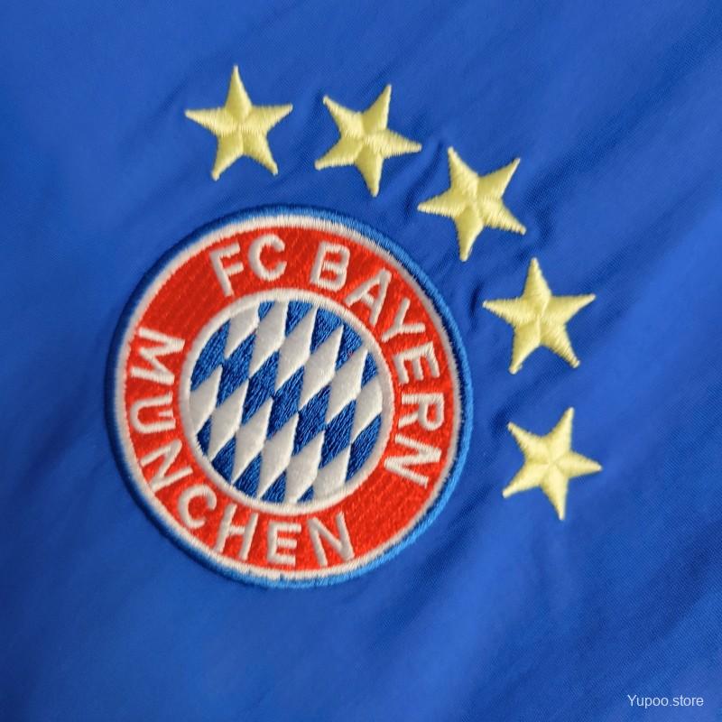 Veste coupe-vent réversible Bayern Munich  bleu/rouge 2023/24