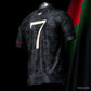 Maillot football Portugal RONALDO CR7 THE SIU Black Comma Football *Player Version* 2023/24