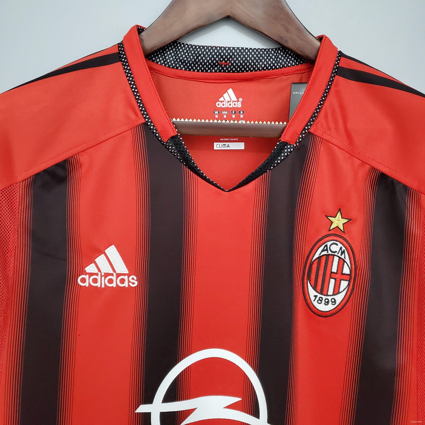 Maillot football Milan AC domicile 2004/05