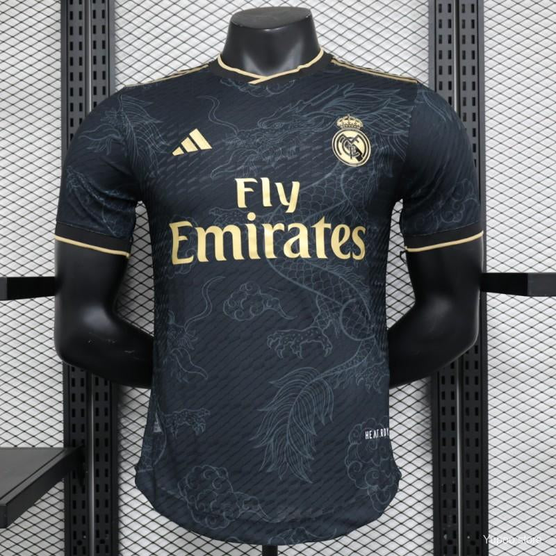 Maillot Real Madrid  Black Dragon Player Version 2023/24