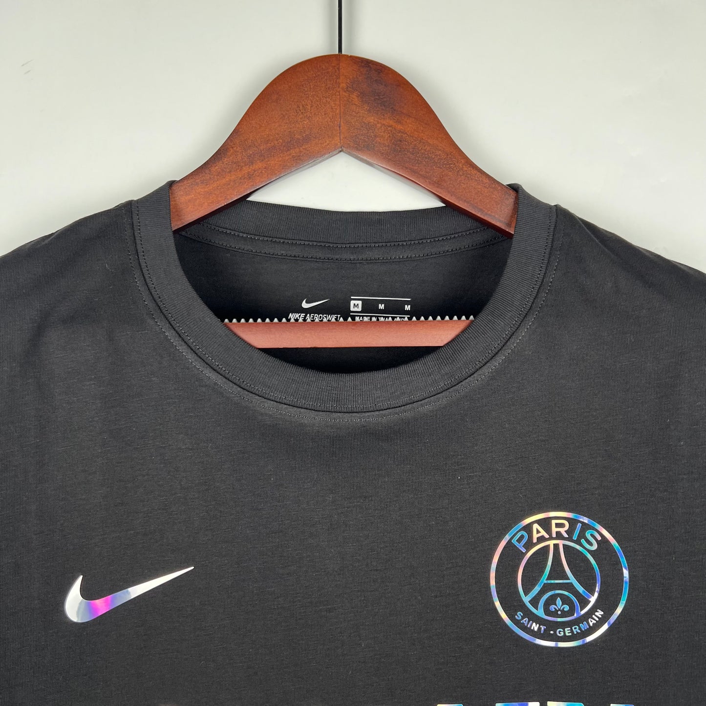 Maillot football PSG Paris Balmain noir 2023/24