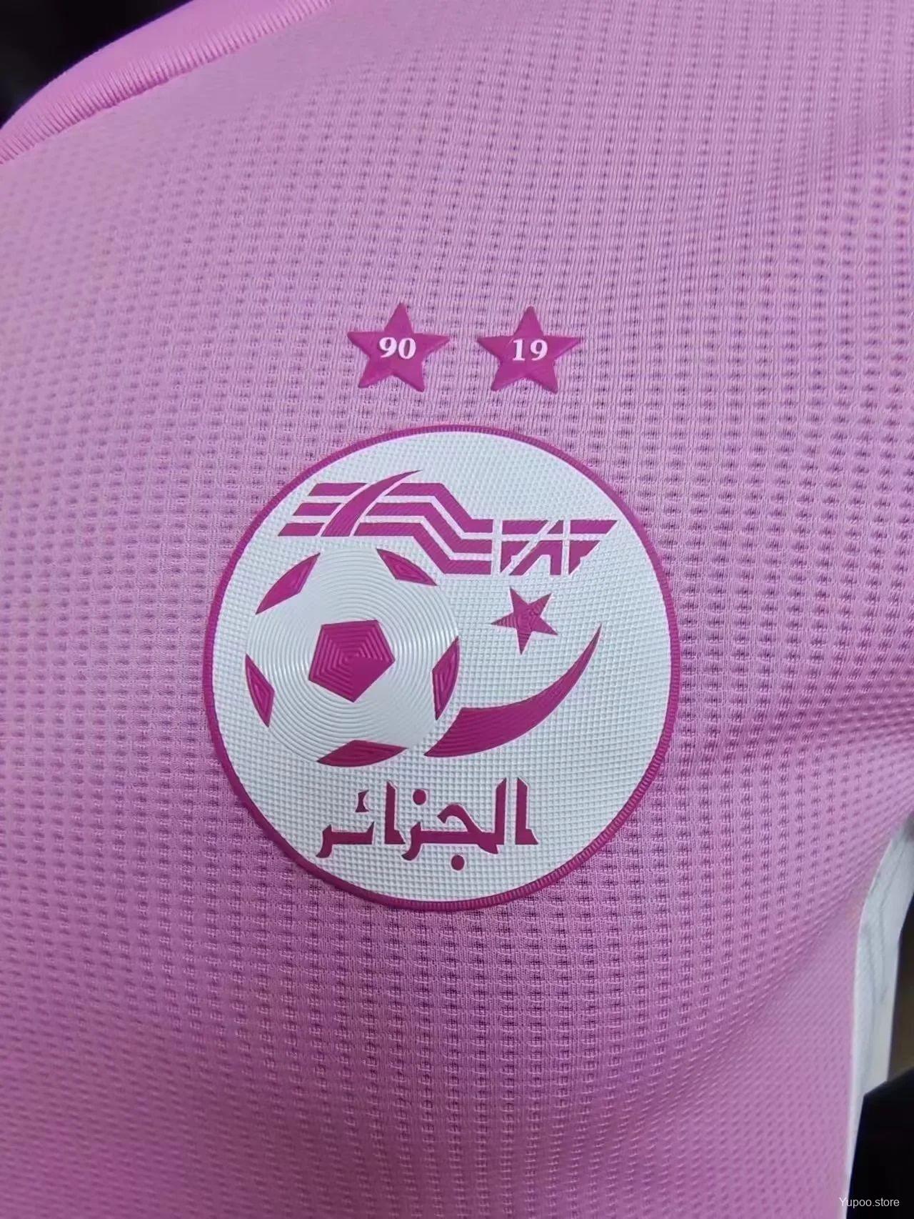 Maillot Algerie/Algeria Rose Pink Player Version 2023/24