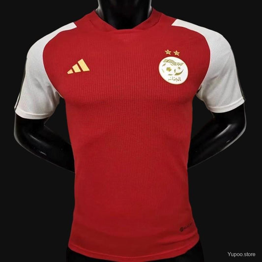 Maillot Algerie/Algeria rouge Player Version 2023/24