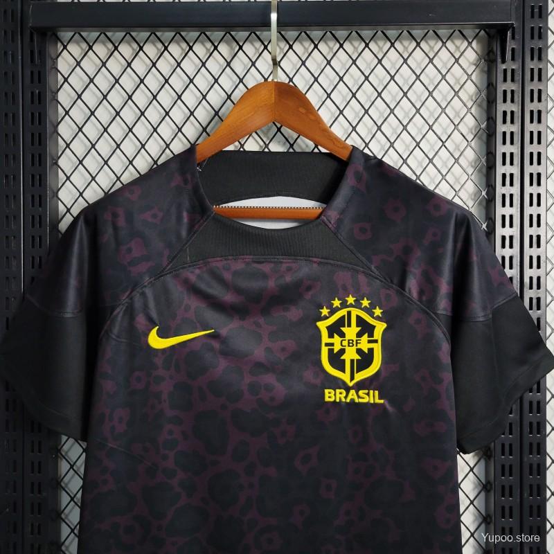 Maillot Brésil/Brazil Black Goal 2023/24