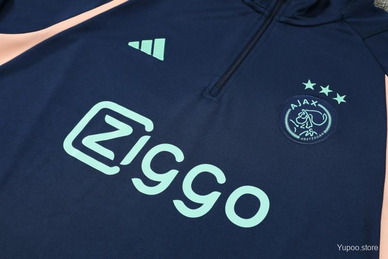 Survêtement Ajax Amsterdam bleu 2023/24