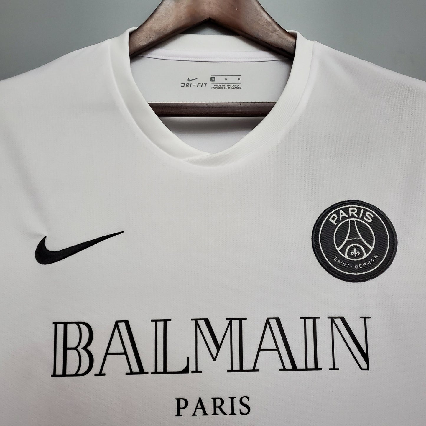 Maillot football PSG Paris Balmain blanc 2023/24