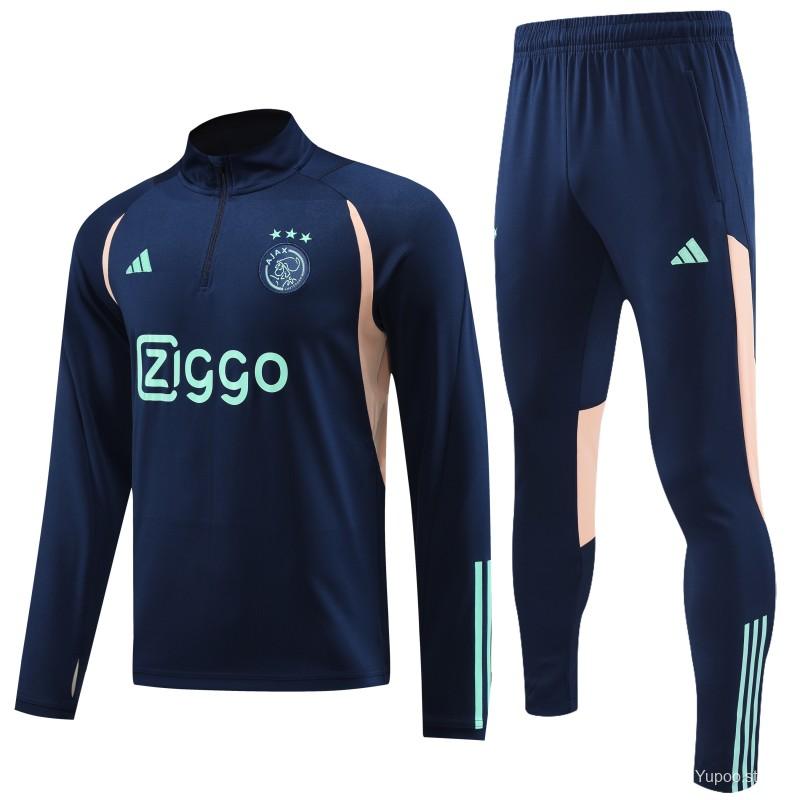 Survêtement Ajax Amsterdam bleu 2023/24