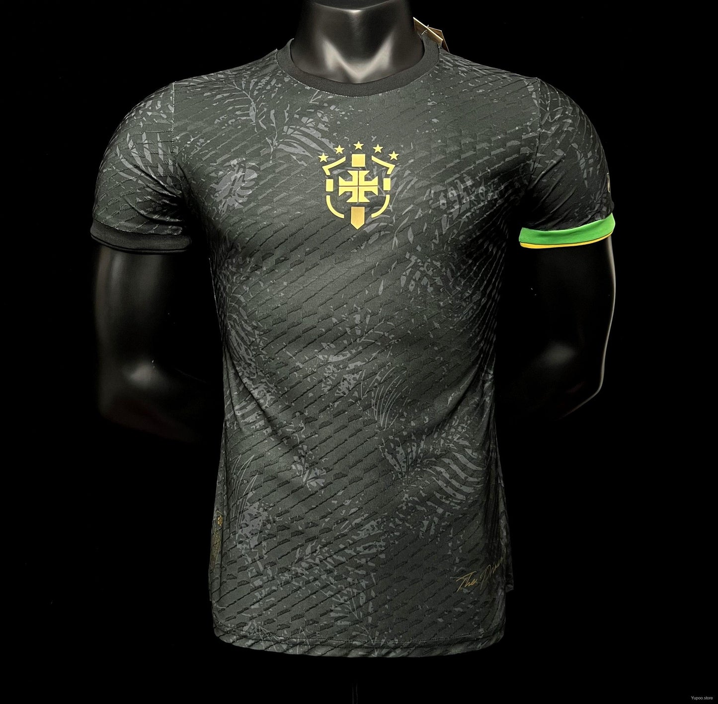 Maillot football Brésil/Brazil NEYMAR JR THE PRINCE Black Comma Football *Player Version* 2023/24