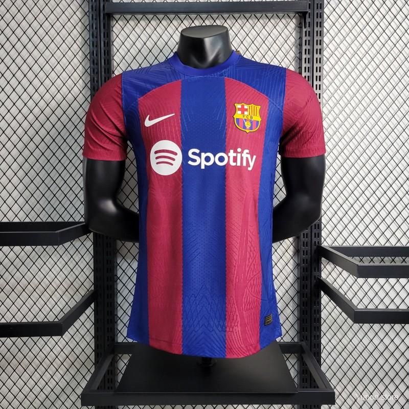 Maillot Barcelone/Barcelona domicile Player Version 2023/24