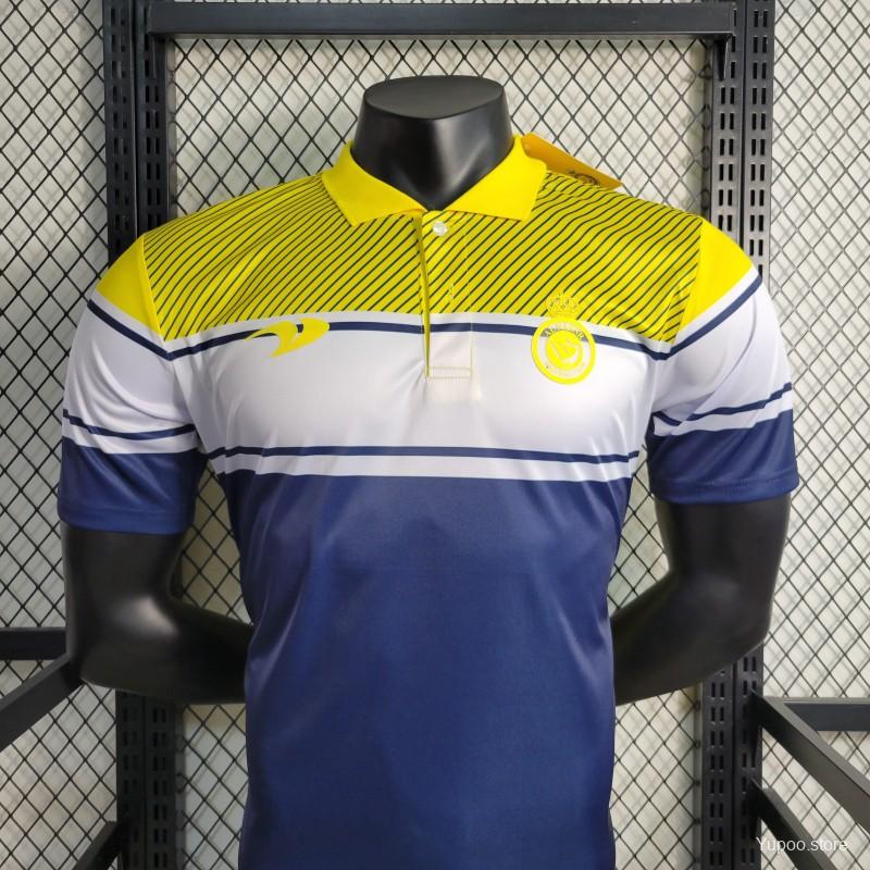 Polo Al Nassr bleu/jaune 2023/24