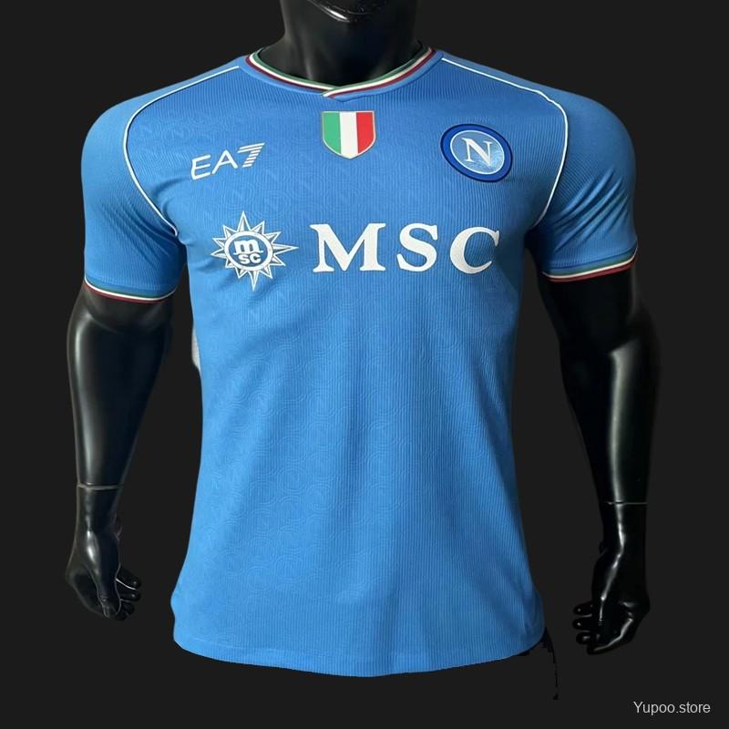 Maillot football Naples/Napoli domicile Version Player 2023/24