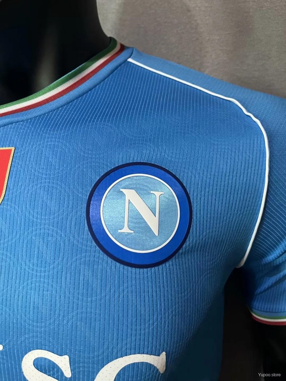 Maillot football Naples/Napoli domicile Version Player 2023/24