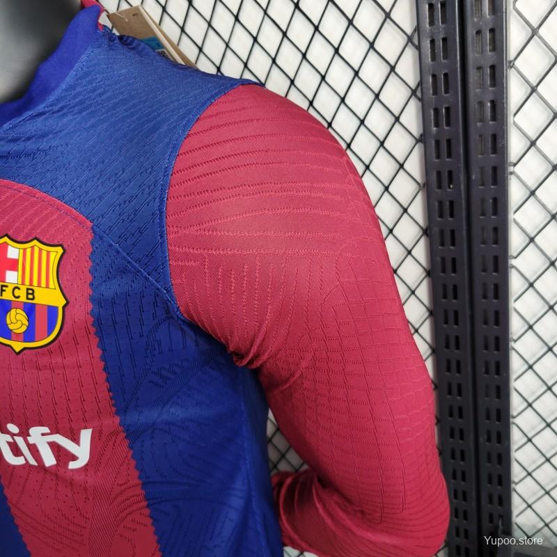 Maillot FC Barcelone Barcelona domicile LS 2023/24