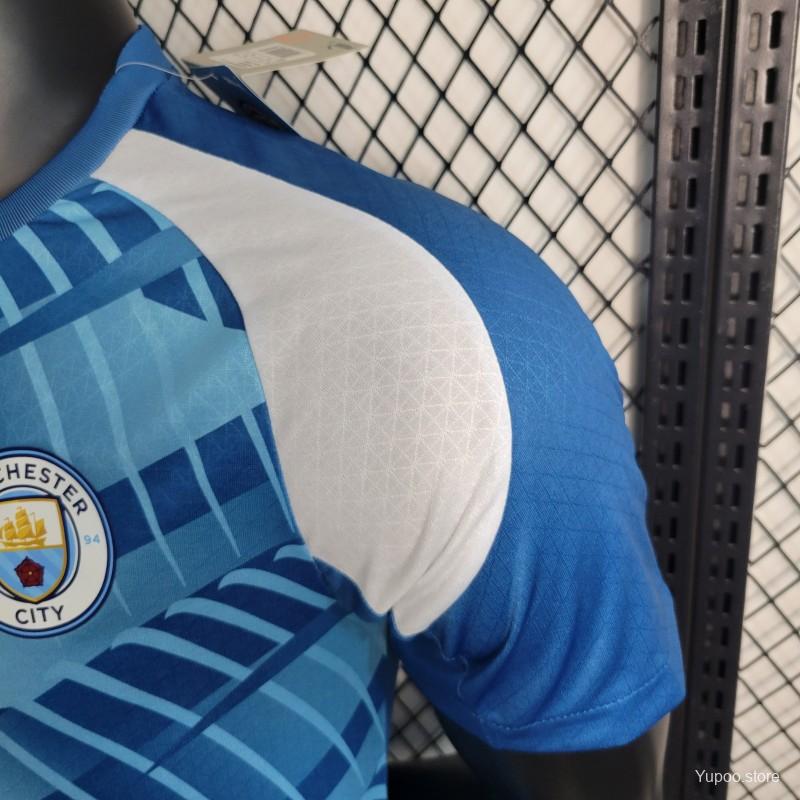 Maillot Manchester City Pré-Match Player Version 2023/24