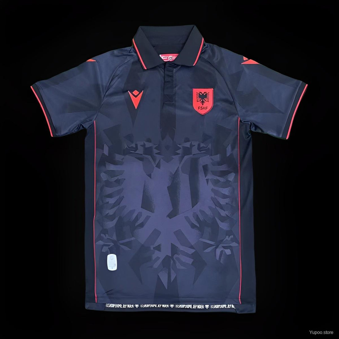 Maillot Albanie 2024 #2 Balliu - Porté En Match Vs Ukraine - Taille S Adulte - Occasion