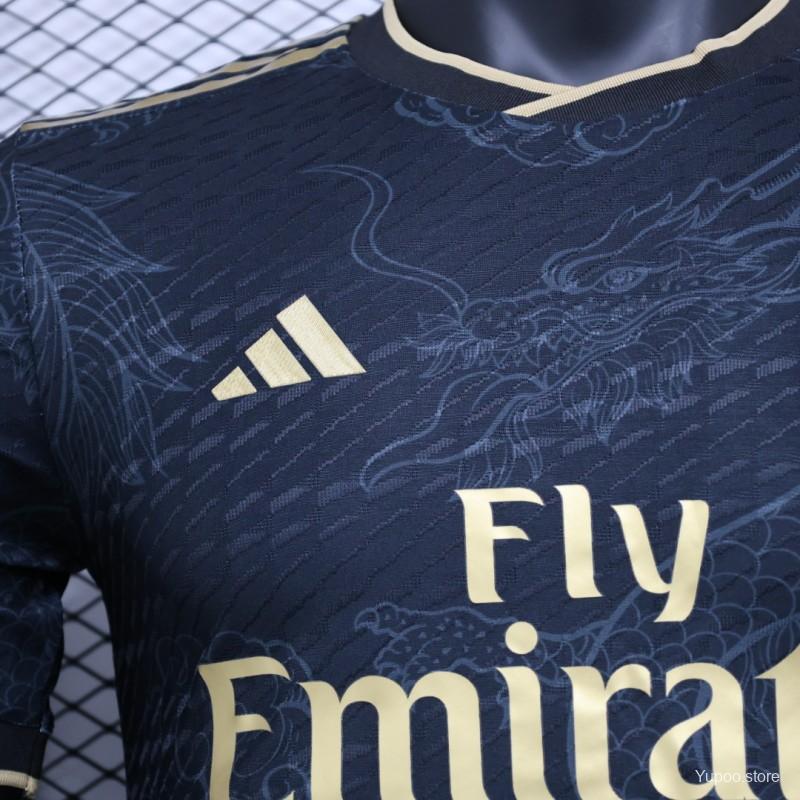 Maillot Real Madrid  Black Dragon Player Version 2023/24