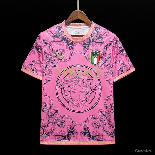 Maillot Italie/Italia Versace Pink Edition 2023/24