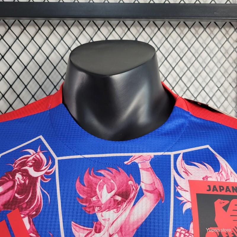 Maillot Japon/Japan Saint Seiya Bleu Player Version 2022/23