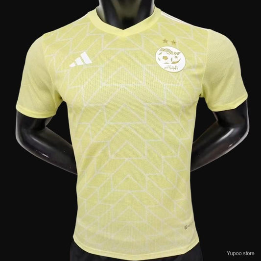 Maillot Algerie/Algeria jaune Player Version 2023/24