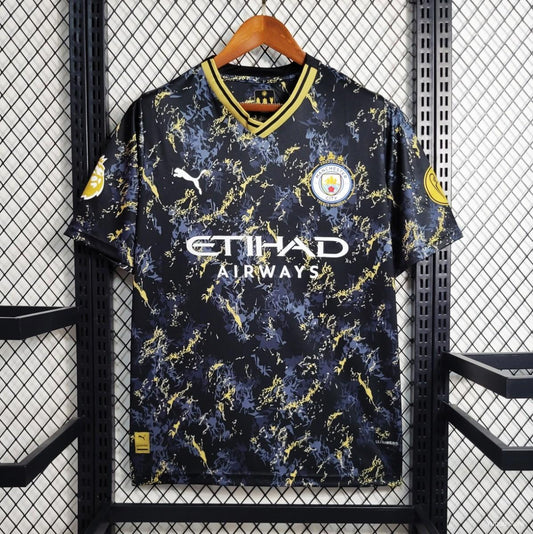 Maillot Manchester City Edition Black Gold 2023/24