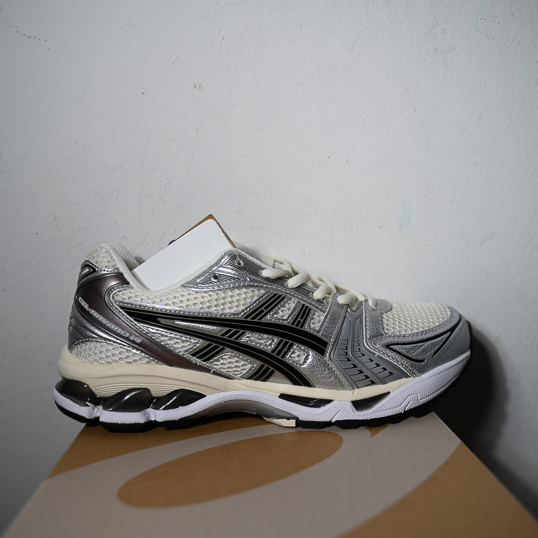 ASICS GEL KAYANO WHITE SILVER BLANC ARGENT