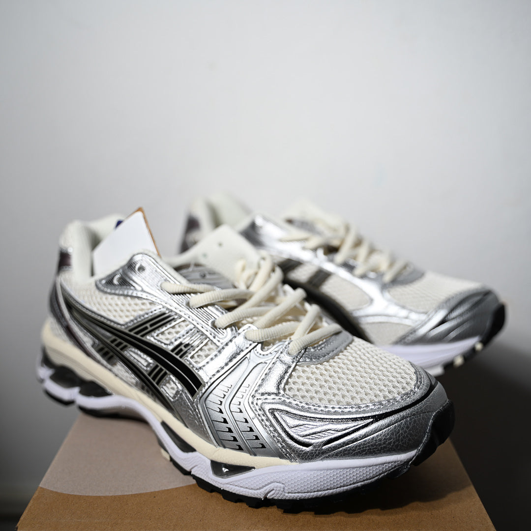 ASICS GEL KAYANO WHITE SILVER BLANC ARGENT