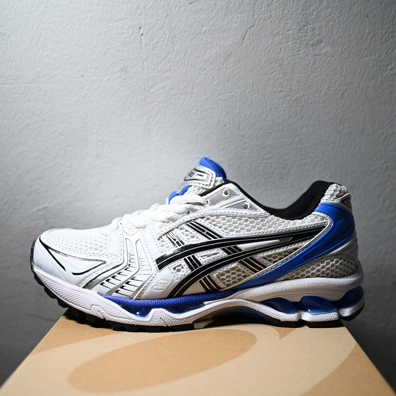 ASICS GEL KAYANO BLUE WHITE BLEU BLANC