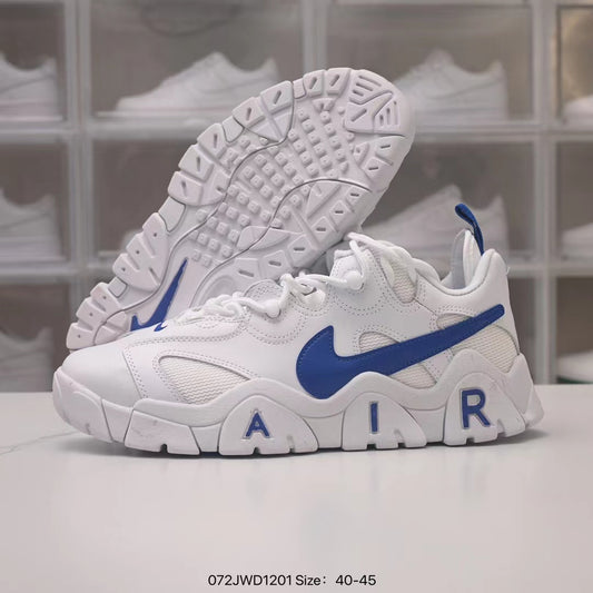 NIKE AIR BARRAGE LOW WHITE BLUE