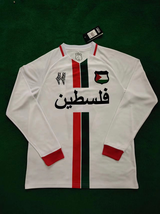 Maillot Palestine/Palestina White/Blanc Manches Longues 2023/24