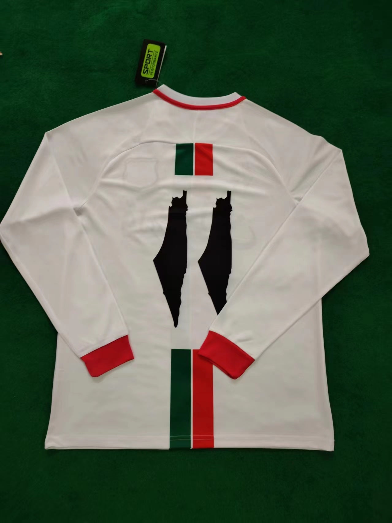 Maillot Palestine/Palestina White/Blanc Manches Longues 2023/24