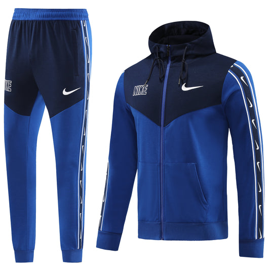 Survêtement jogging Nike Repeat logo bleu