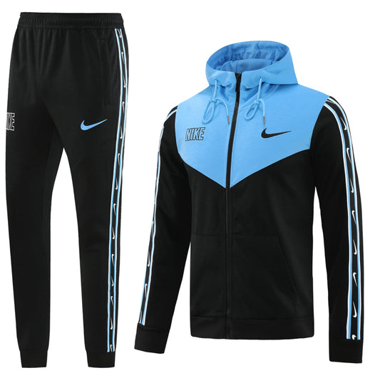 Survêtement jogging Nike Repeat logo bleu clair