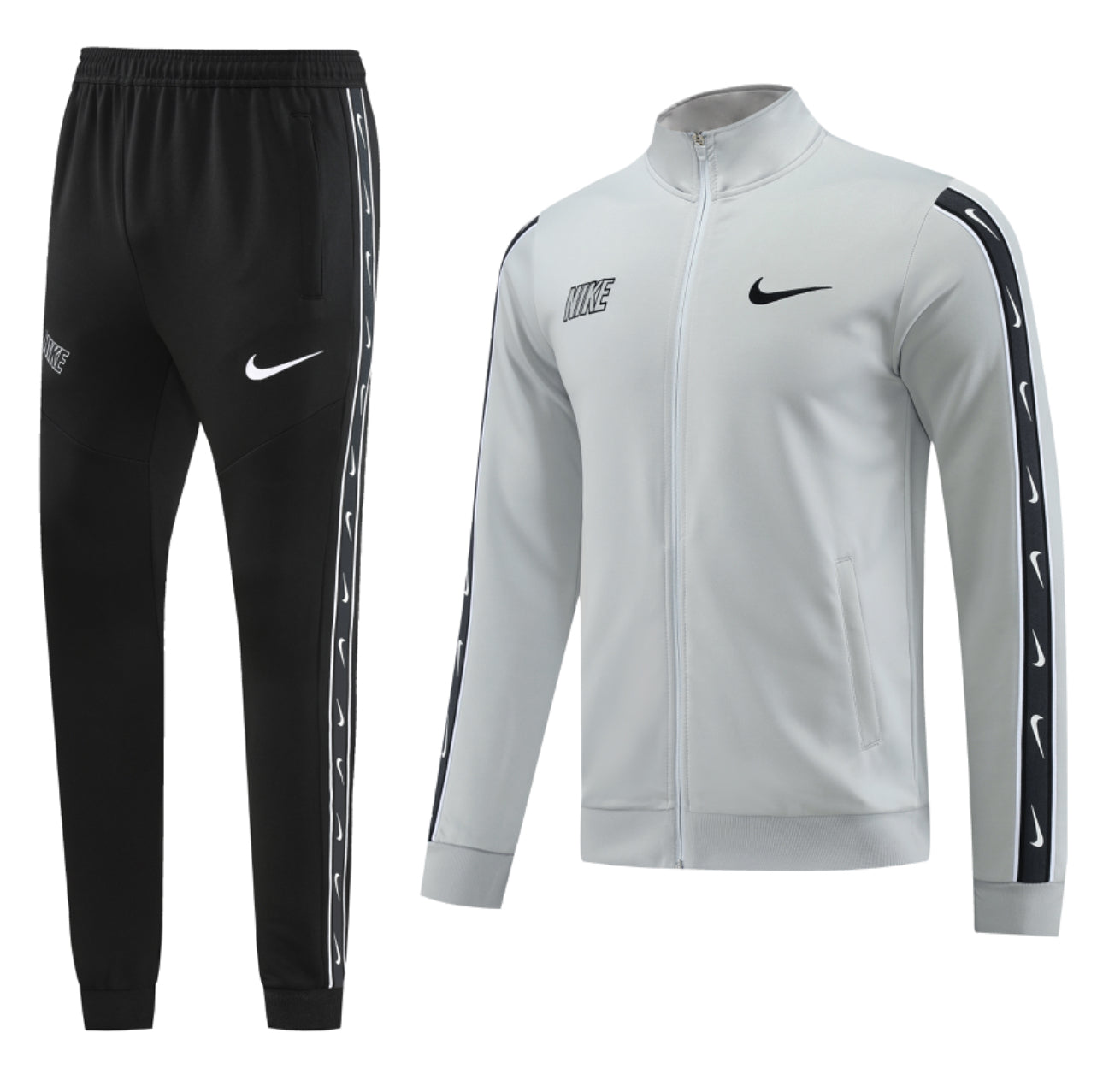 Survêtement jogging Nike Repeat logo gris