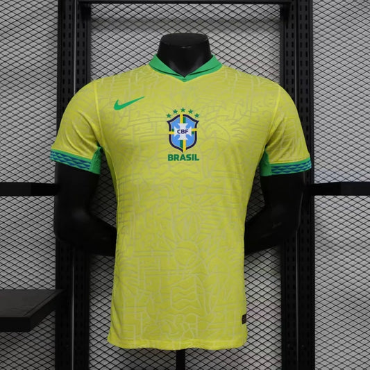 Maillot Brésil Brazil domicile Player Version 2024/25