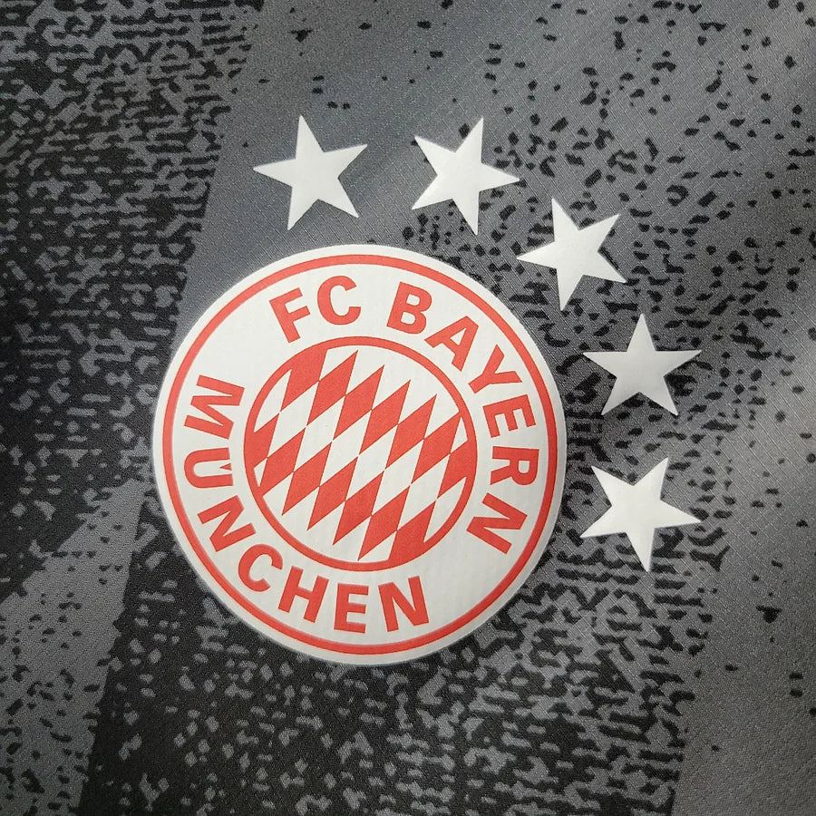 Veste coupe vent Bayern Munich grise rouge 2024 25 Play foot