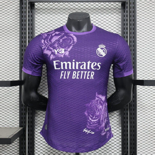 Maillot Real Madrid Y3 Yamamoto Violet Player Version 2024/25
