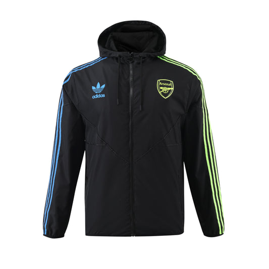 Veste coupe-vent jacket Arsenal Noir 2023/24