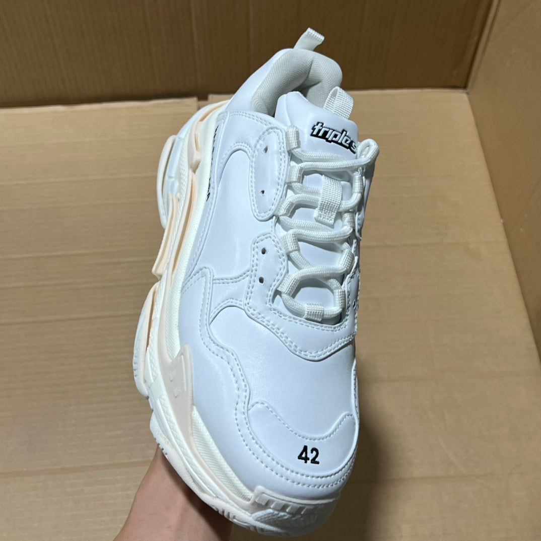 BALENCIAGA TRIPLE S WHITE BLANC