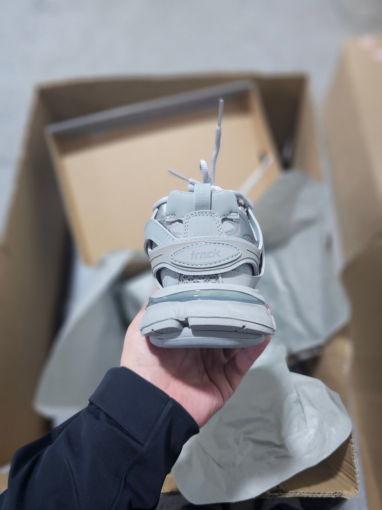 BALENCIAGA TRACK GREY GRISE