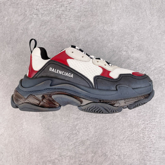 BALENCIAGA TRIPLE S BLACK RED