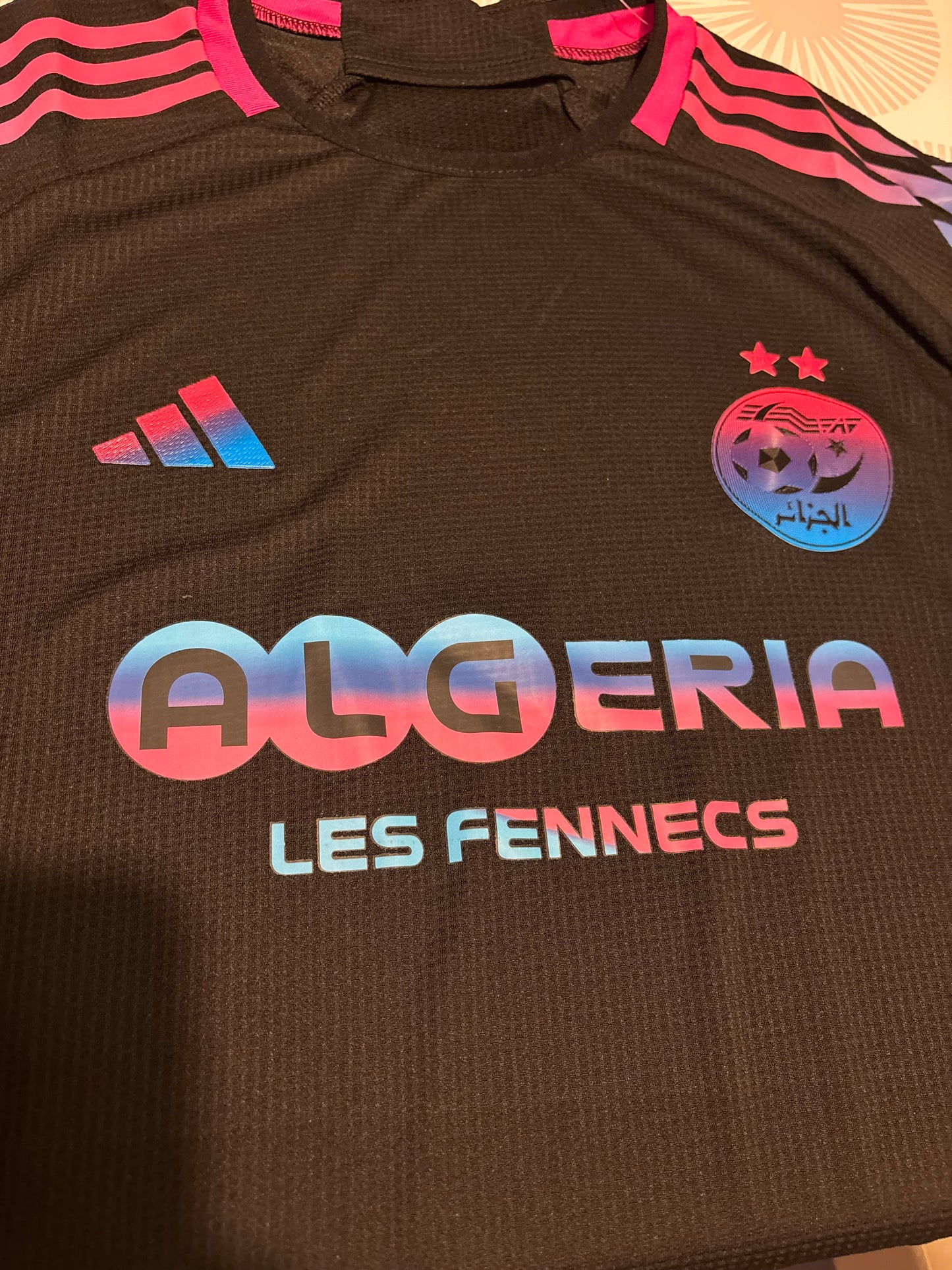 Maillot Algérie/Algeria Rose Pink  Player Version 2024/25