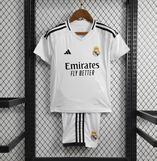 Kit ensemble football Real Madrid domicile adulte enfant 2024/25