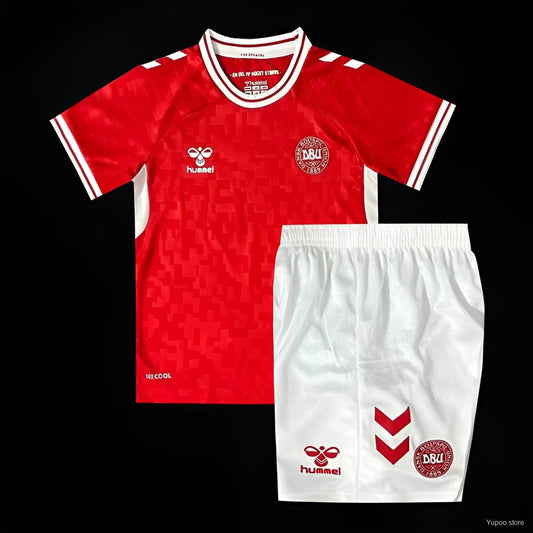 Kit ensemble football Danemark Denmark domicile adulte/enfant 2024/25