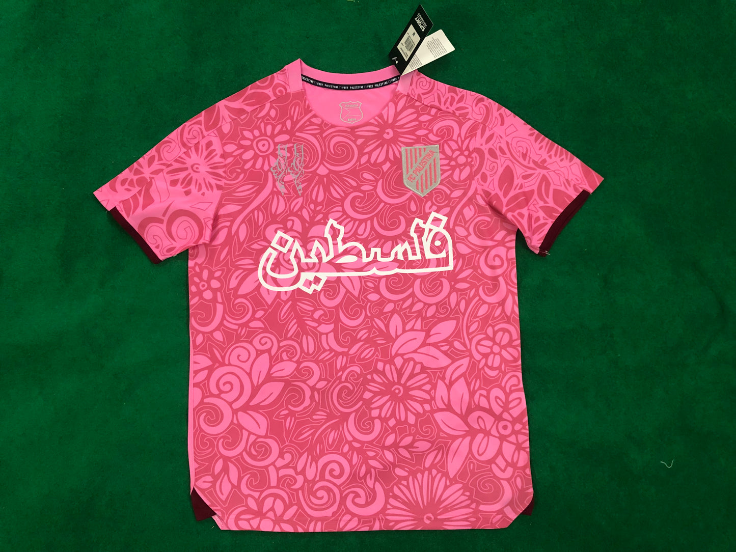 Maillot football Palestine Palestino Falistīn Rose Pink فلسطين 2024/25