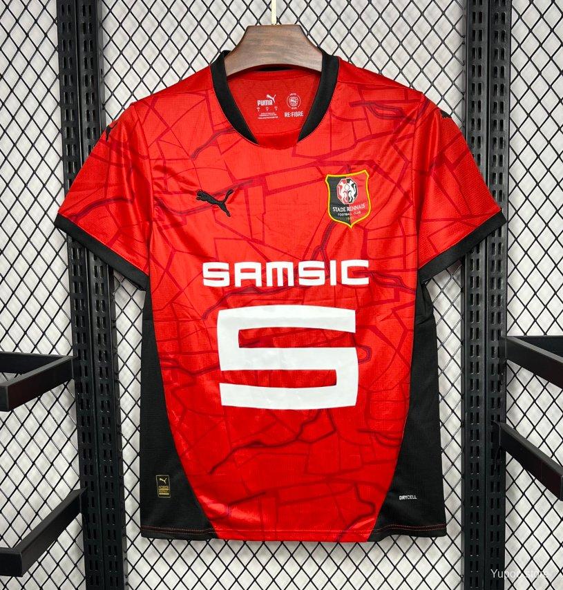 Maillot football Rennes Stade Rennais domicile 2024/25