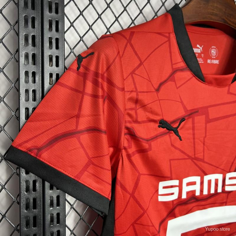 Maillot football Rennes Stade Rennais domicile 2024/25